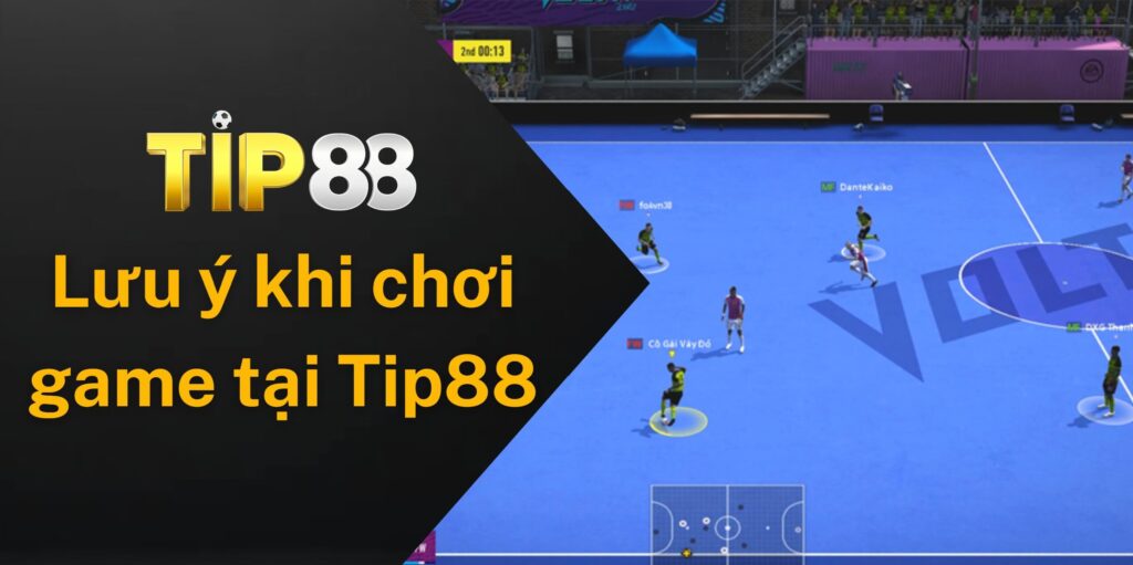 Lưu ý khi chơi game tại nhà cái Tip88